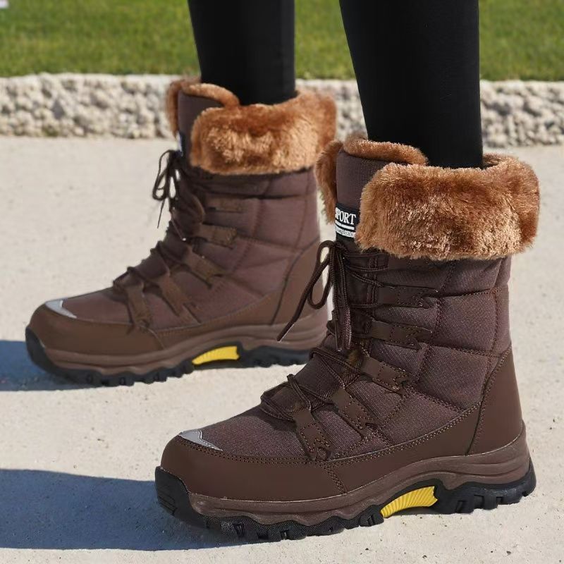 Women'S Shoes Hike - Winter-Barfußstiefel für Damen, Winter-Schneestiefel für Damen,