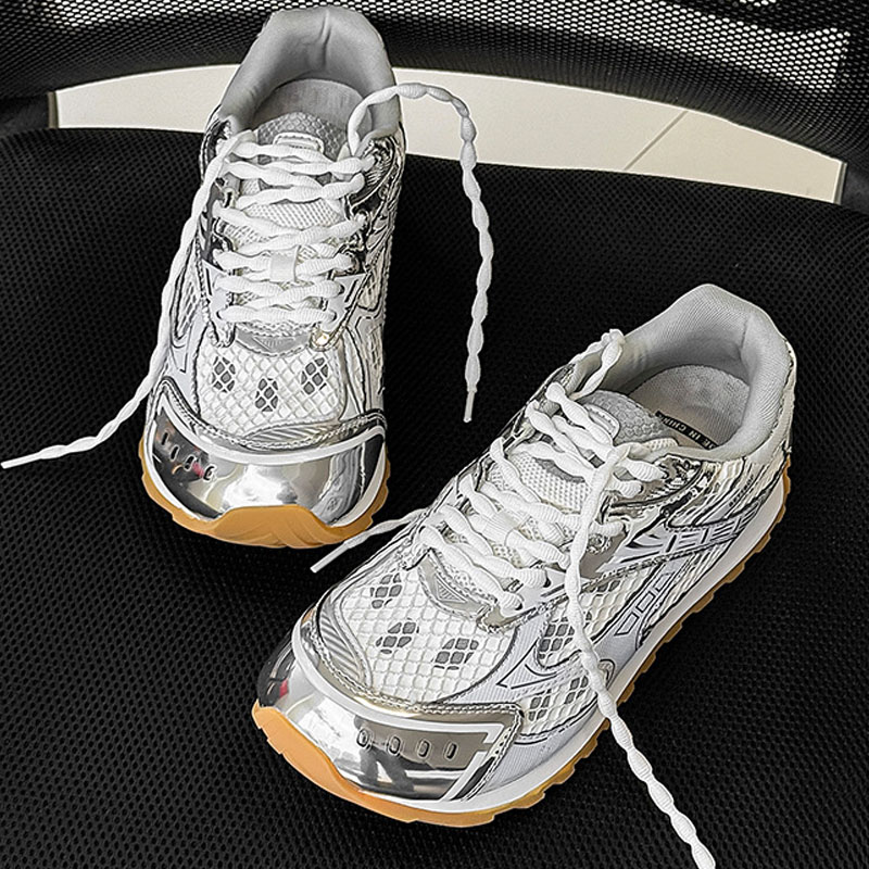 Women Shoes Qc - Mode Frau Herren Mesh Lace-Up Flache