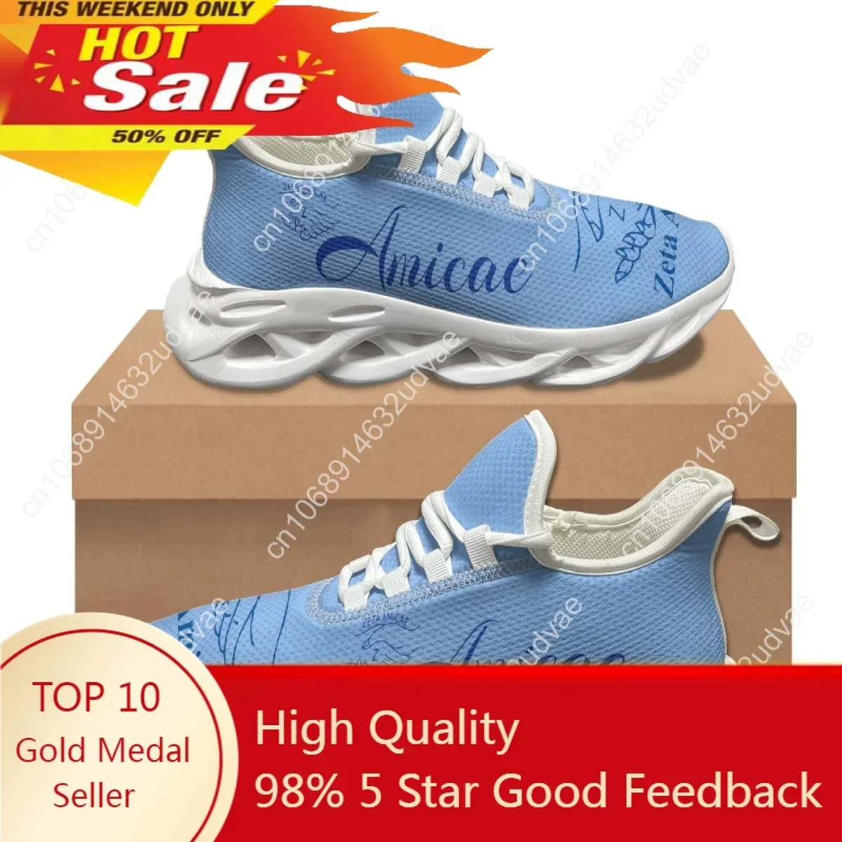 Women Shoes Sneakers - Zeta Amicae New Trend 3D-Druck Casual