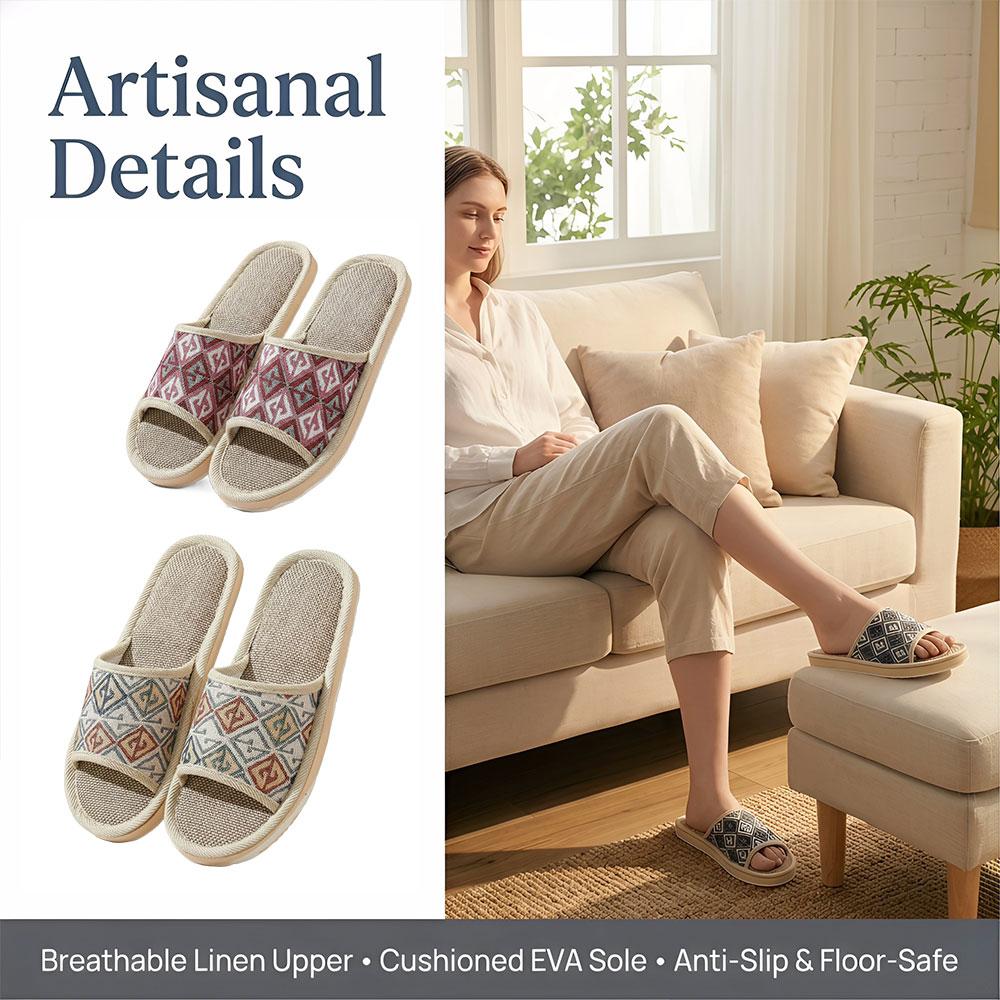 Vier-Jahreszeiten-Leinenpantof – Women'S Shoes For Flat Feet Bewertung und Preis