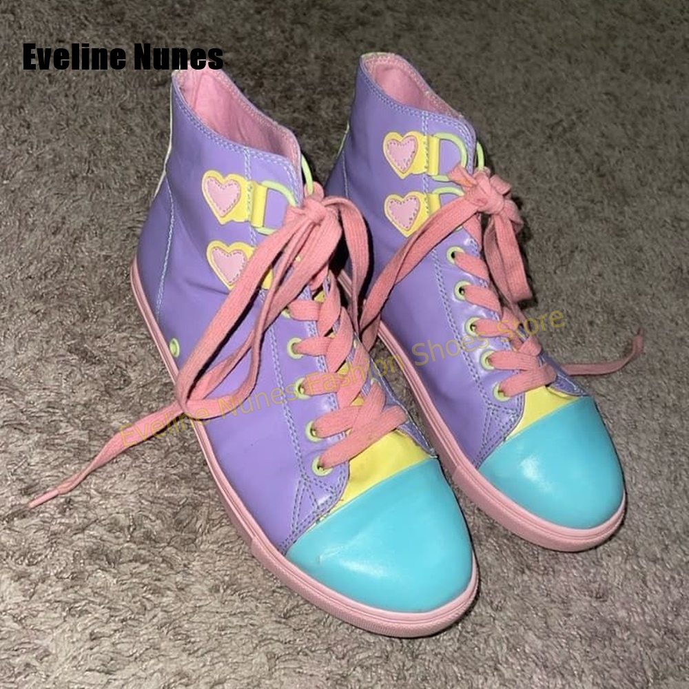Y2K Mädchen Süße High-Top Snea – Women Shoes Sneakers Bewertung und Preis