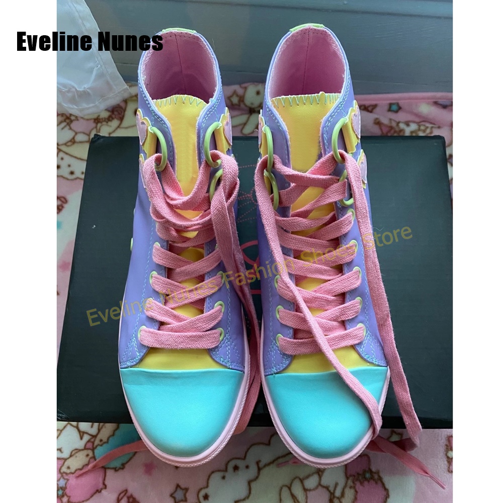 Y2K Mädchen Süße High-Top Snea – Women Shoes Sneakers Bewertung und Preis