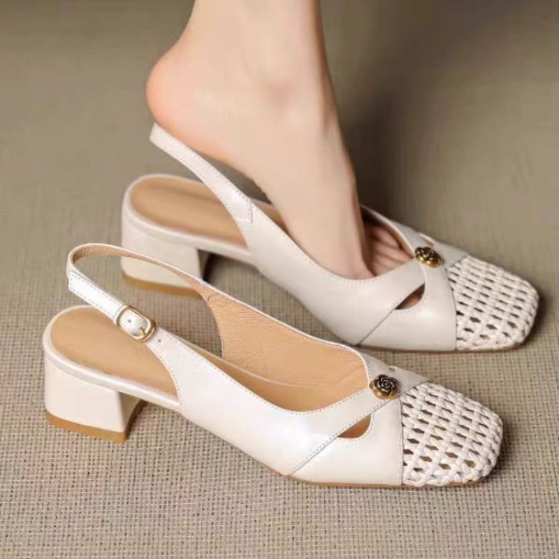 Damen-Sandalen mit geschlossen – Slingback Pumps Women Bewertung und Preis