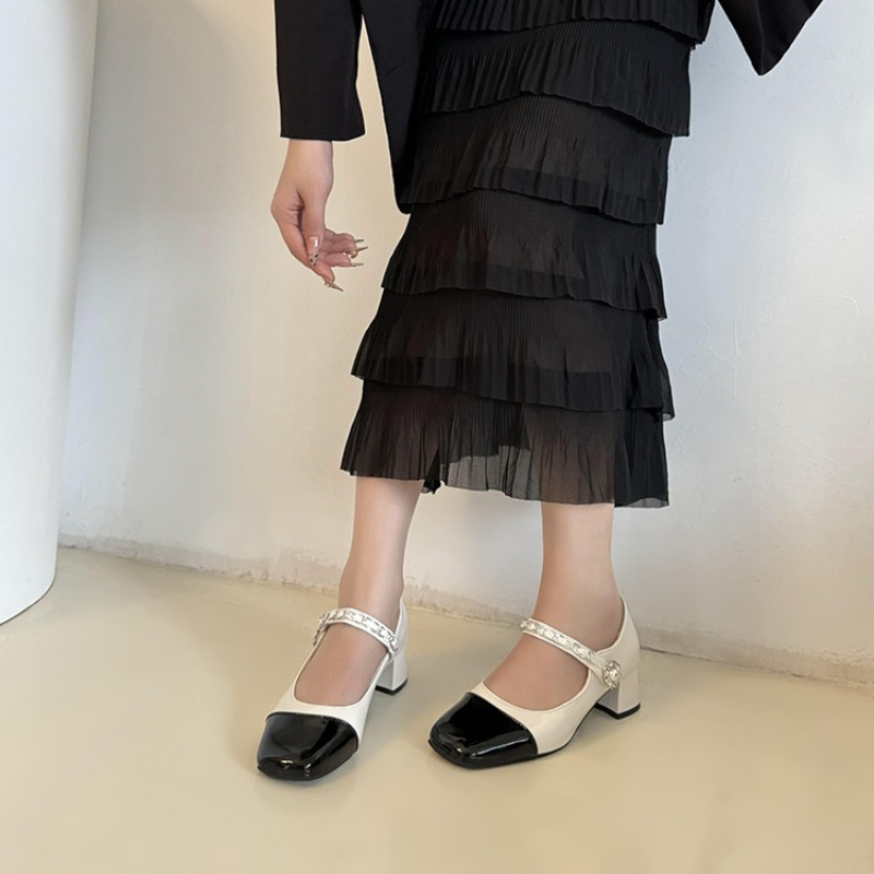 2026 Perlenverschluss Dickbeso – Slingback Pumps Women Bewertung und Preis