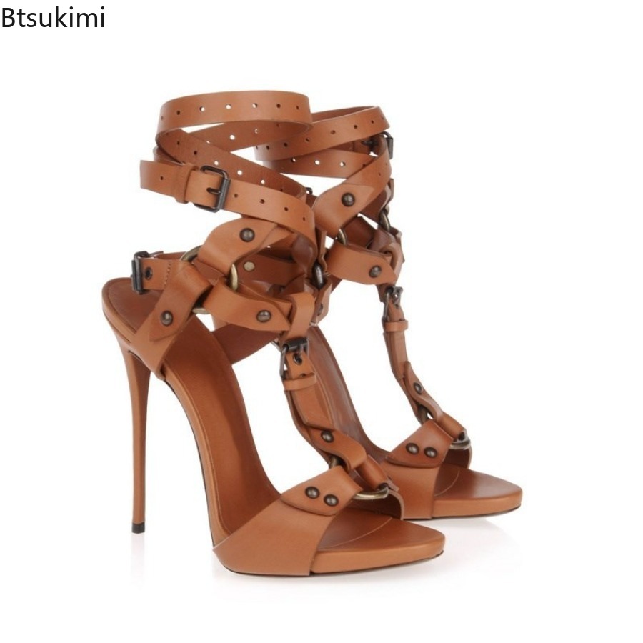 Sexy Kreuzriemen-Gladiatorensa – Strappy Heeled Sandals Bewertung und Preis