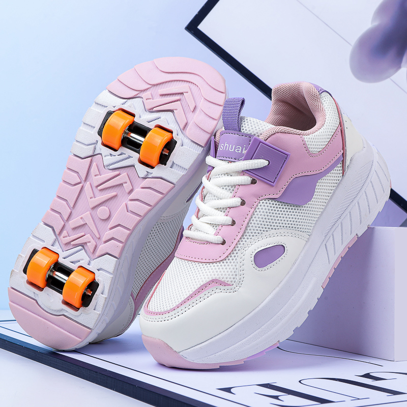 Kinder-Rollschuhe mit 4 Rädern – Women Shoes Sneakers Bewertung und Preis