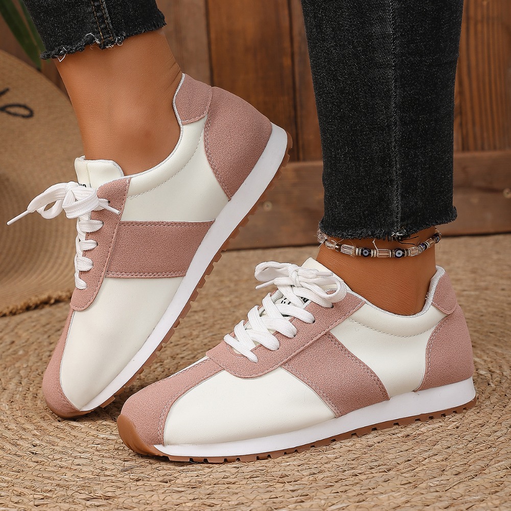 Damen Color-Block-Sneaker mit  – Women Shoes Sneakers Bewertung und Preis
