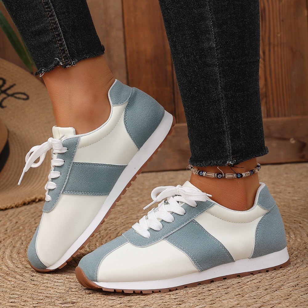 Damen Color-Block-Sneaker mit  – Women Shoes Sneakers Bewertung und Preis