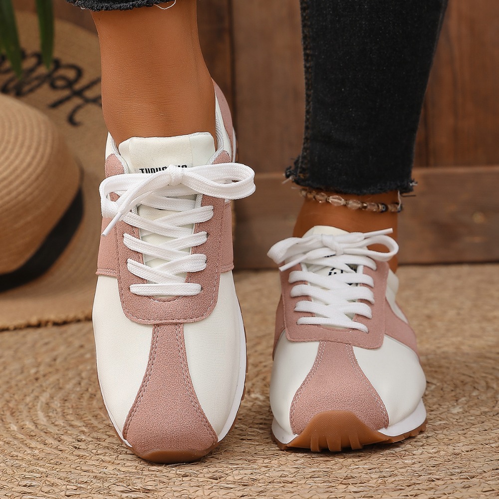 Damen Color-Block-Sneaker mit  – Women Shoes Sneakers Bewertung und Preis
