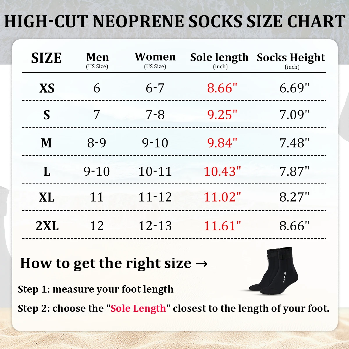 Herren Damen 3 mm Neoprensocke – Women'S Shoes For Neuropathy Bewertung und Preis