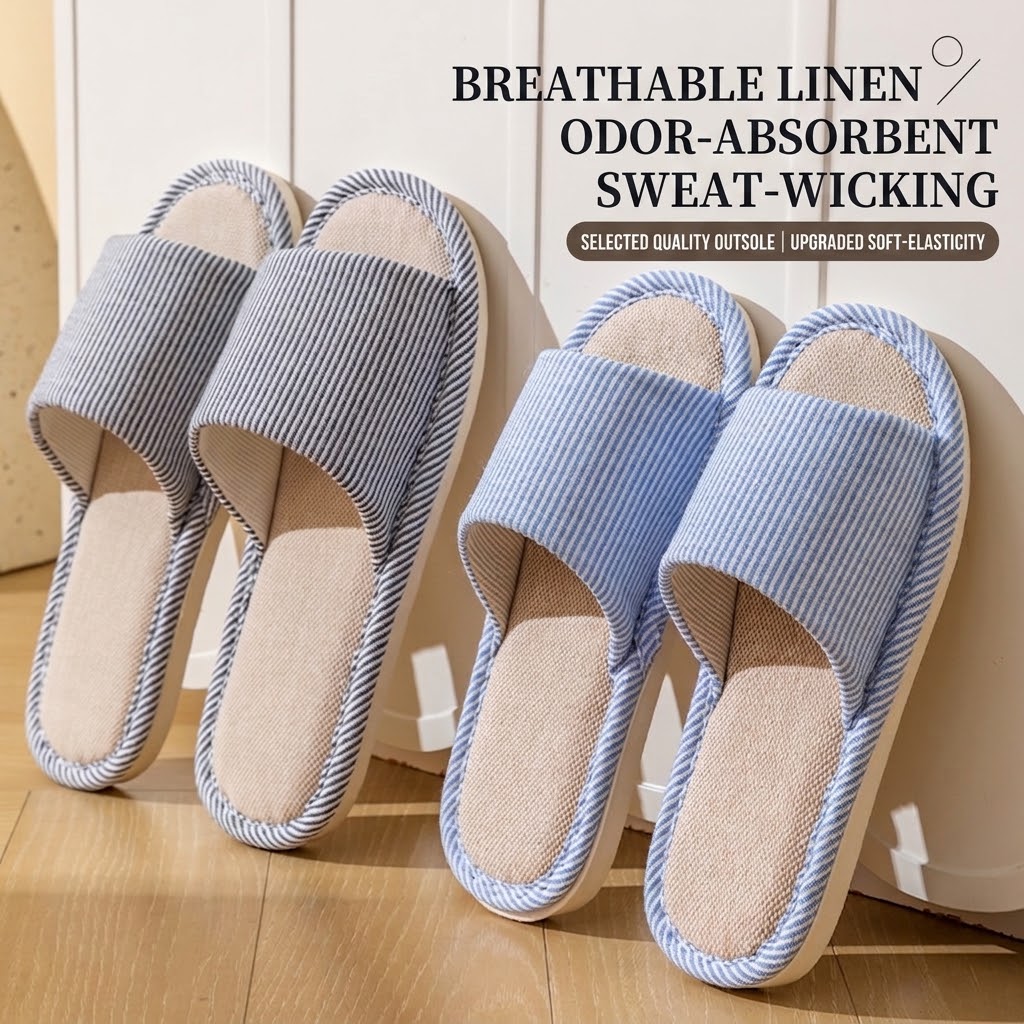 Atmungsaktive Leinen-Hausschuh – Women Shoes Size To Men Bewertung und Preis