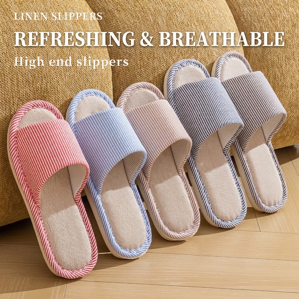 Atmungsaktive Leinen-Hausschuh – Women Shoes Size To Men Bewertung und Preis
