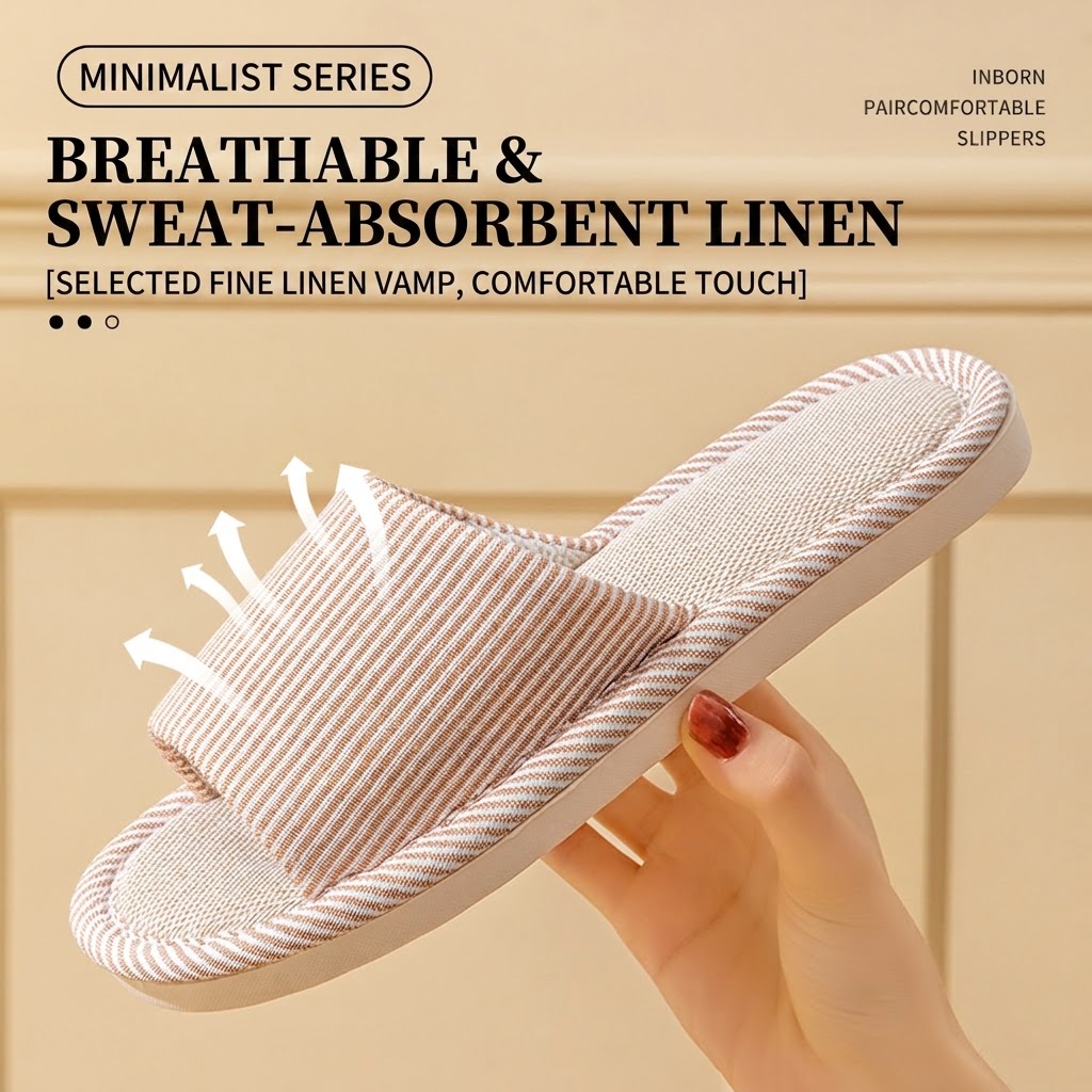 Atmungsaktive Leinen-Hausschuh – Women Shoes Size To Men Bewertung und Preis